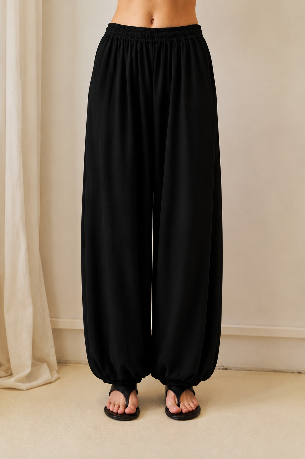 Sass Clothing Miles Balloon Pant (Black)