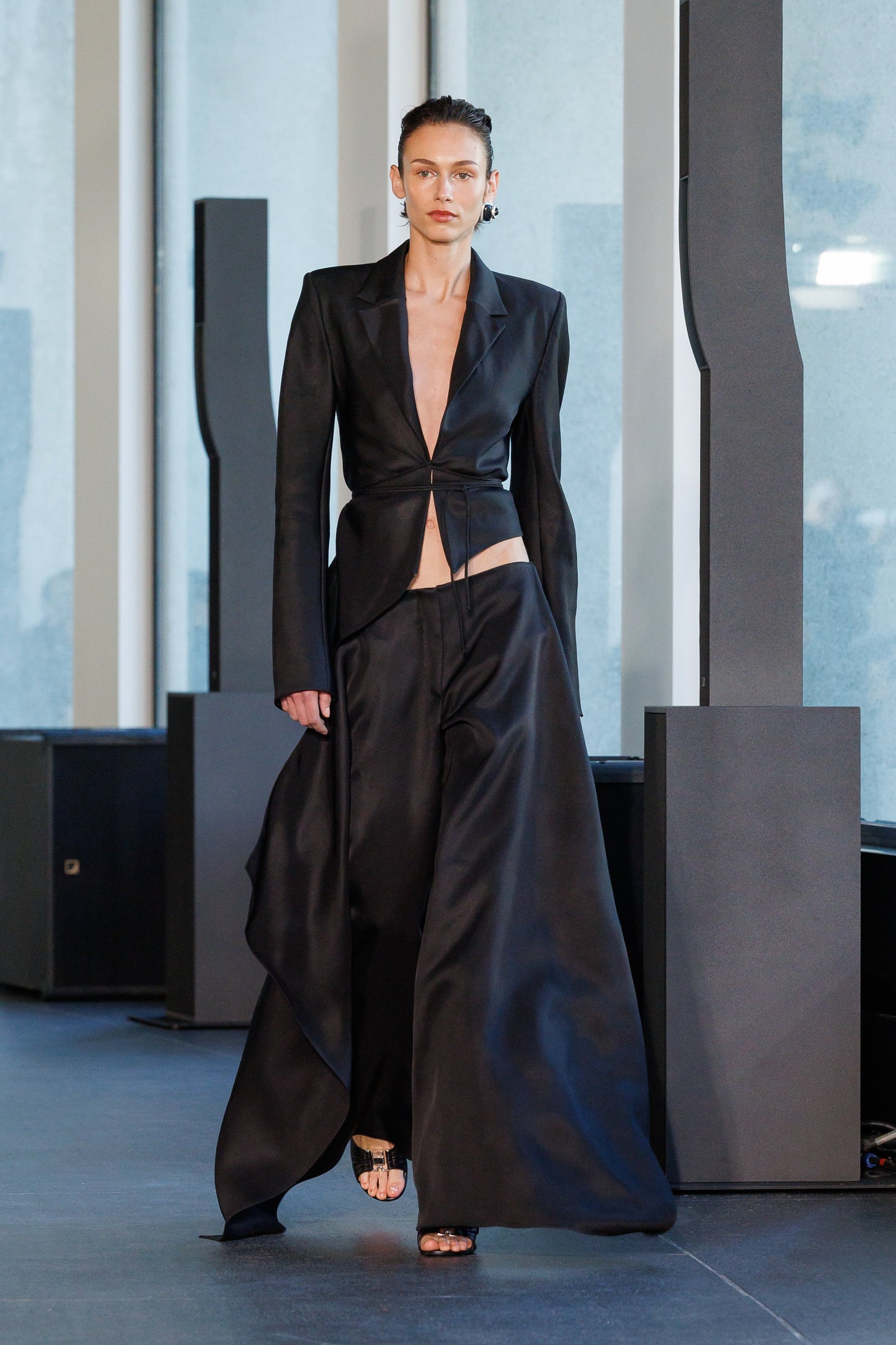 CHRISTOPHER ESBER Released Towel Trouser (Black)