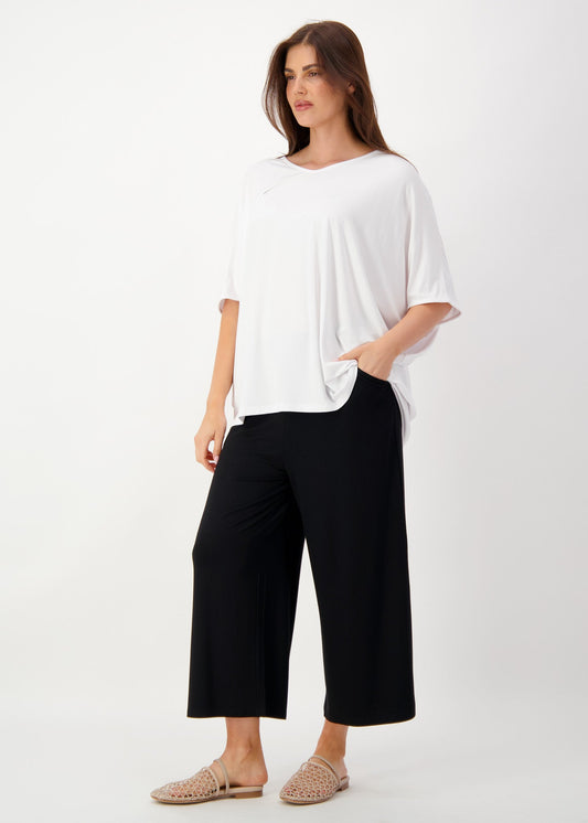 Lou Lou Ciara 7/8 Length Bamboo Culottes (Black)