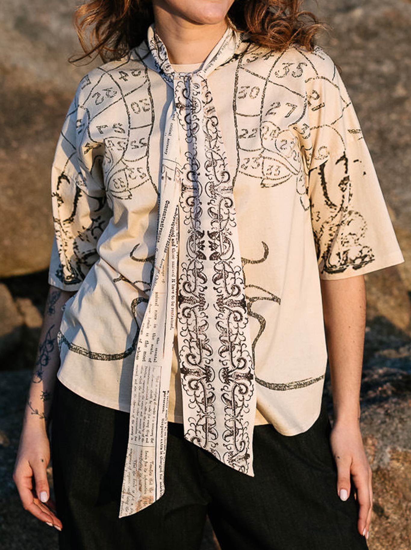 CIRCULAR BY M.A DAINTY TIPPY TOP (Phrenology)
