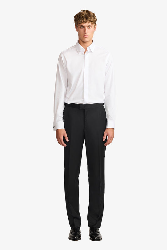 Image of Shirts. Product name - Claude White Shirt in White colour by brand - Anthony Squires