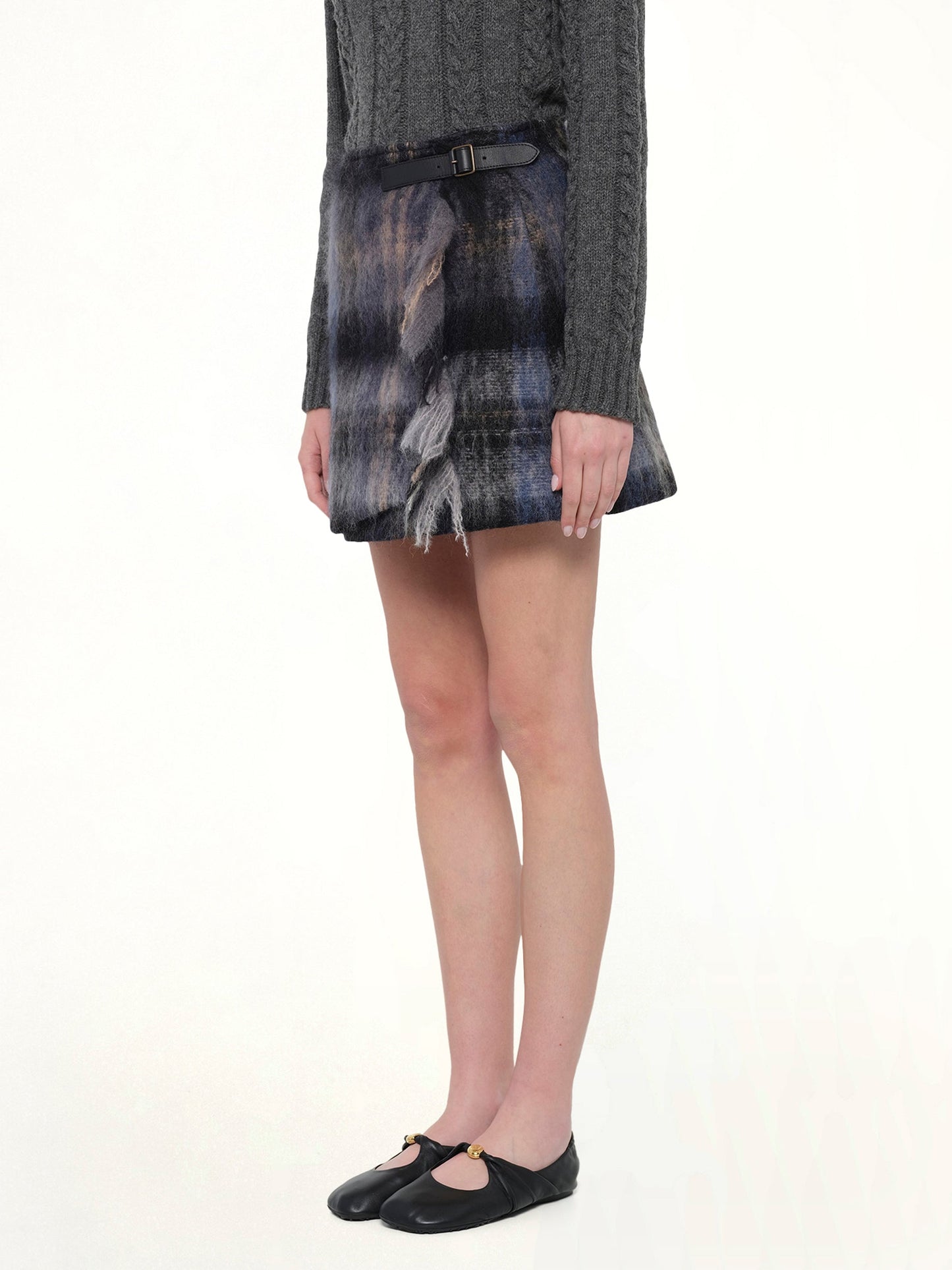 LOEWE Mohair Skirt (Blue)