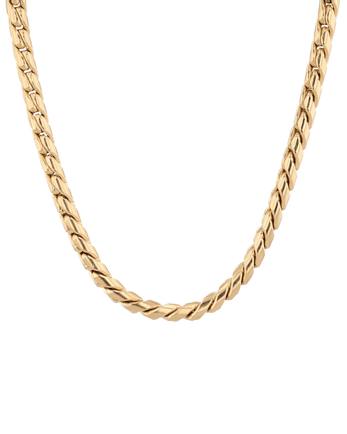 Image of Necklaces. Product name - Core Gold Chain Necklace in colour by brand - LAVANA