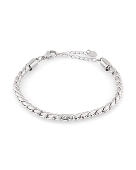 Image of Bracelets. Product name - Core Silver Chain Bracelet in colour by brand - LAVANA
