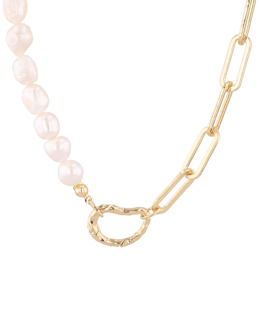 Image of Necklaces. Product name - Costa Rica Gold Charm Necklace in colour by brand - LAVANA