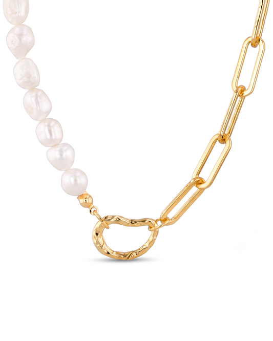 Image of Necklaces. Product name - Costa Rica Gold Charm Necklace in colour by brand - LAVANA