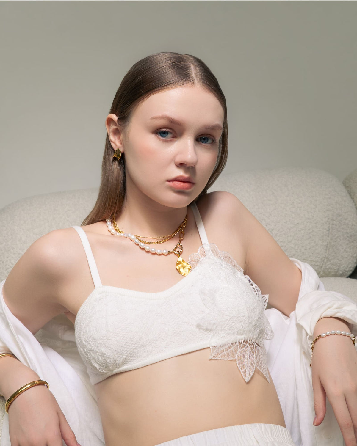 LAVANA Costa Rica Gold Charm Necklace