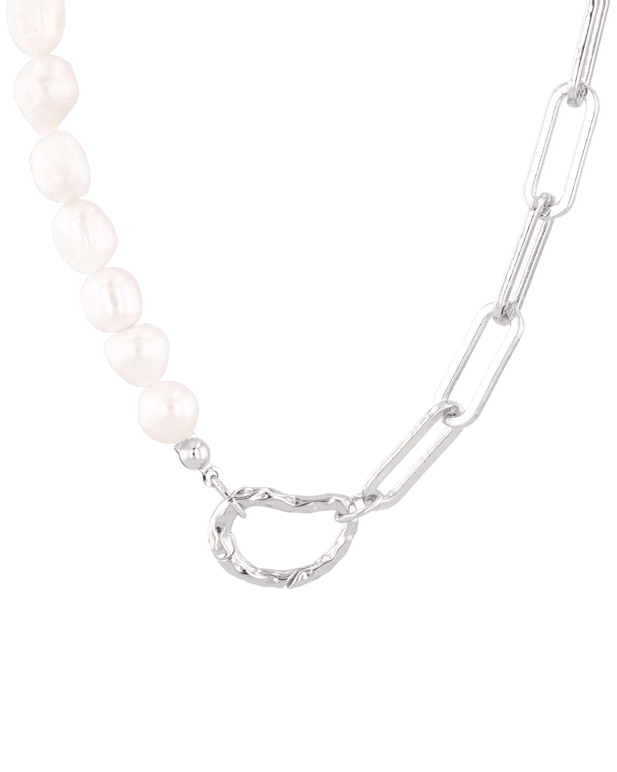 Image of Necklaces. Product name - Costa Rica Silver Charm Necklace in colour by brand - LAVANA