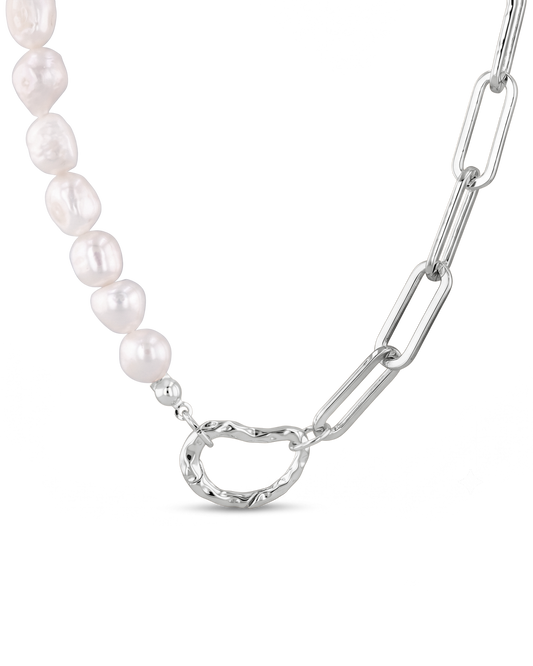 Image of Necklaces. Product name - Costa Rica Silver Charm Necklace in colour by brand - LAVANA