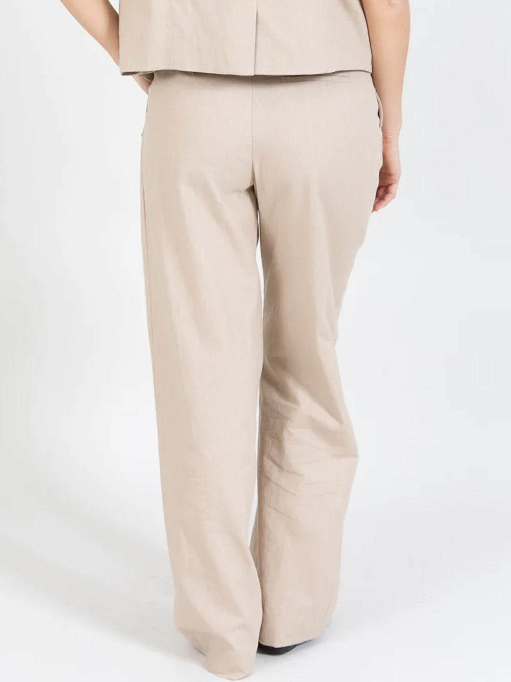 COSTER WIDE LEG PANT (Sand)