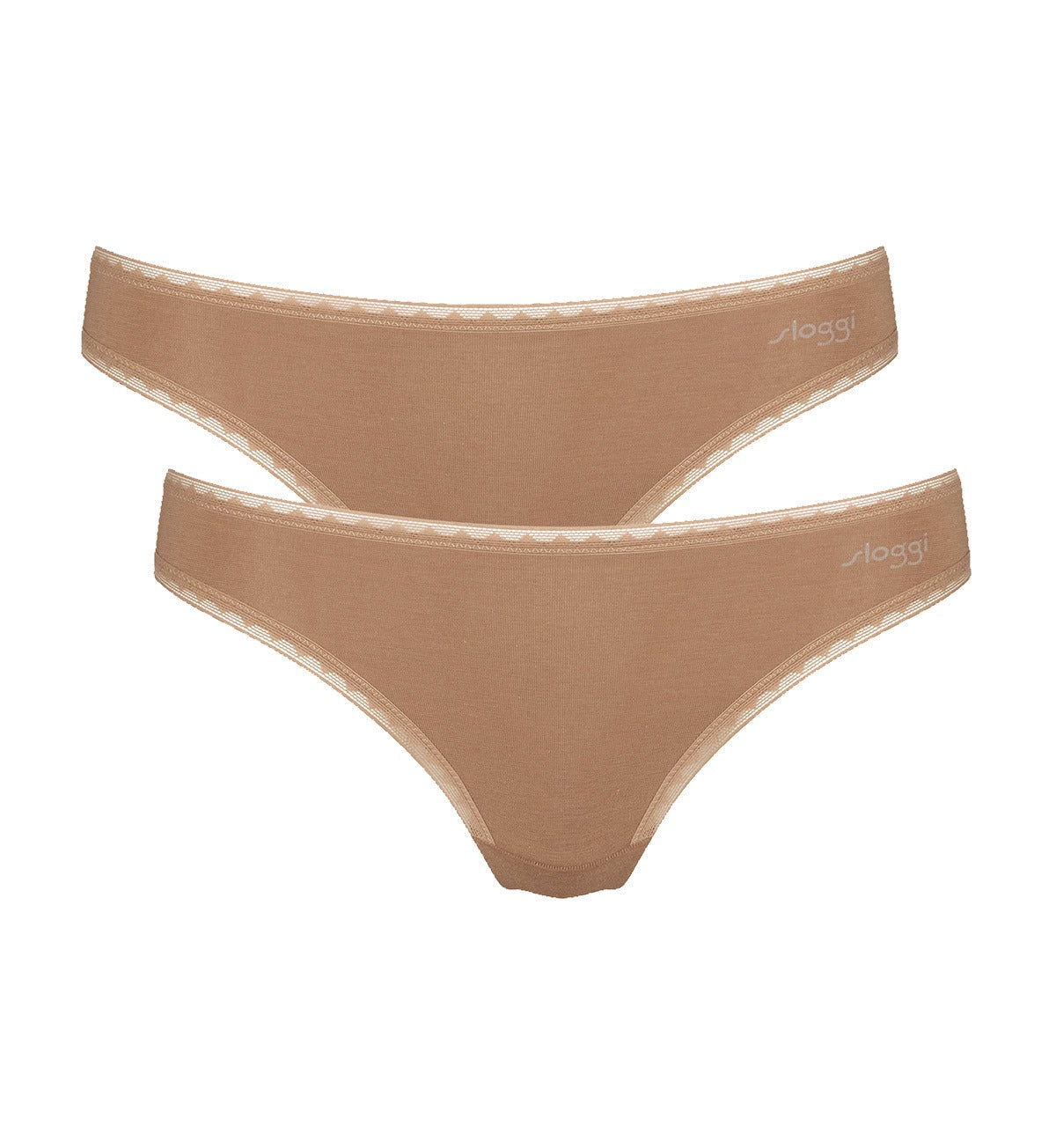 Image of Briefs. Productname: Triumph Sloggi Go Brazilian 2 Pack in Nostalgic Brown colour by brand - Triumph
