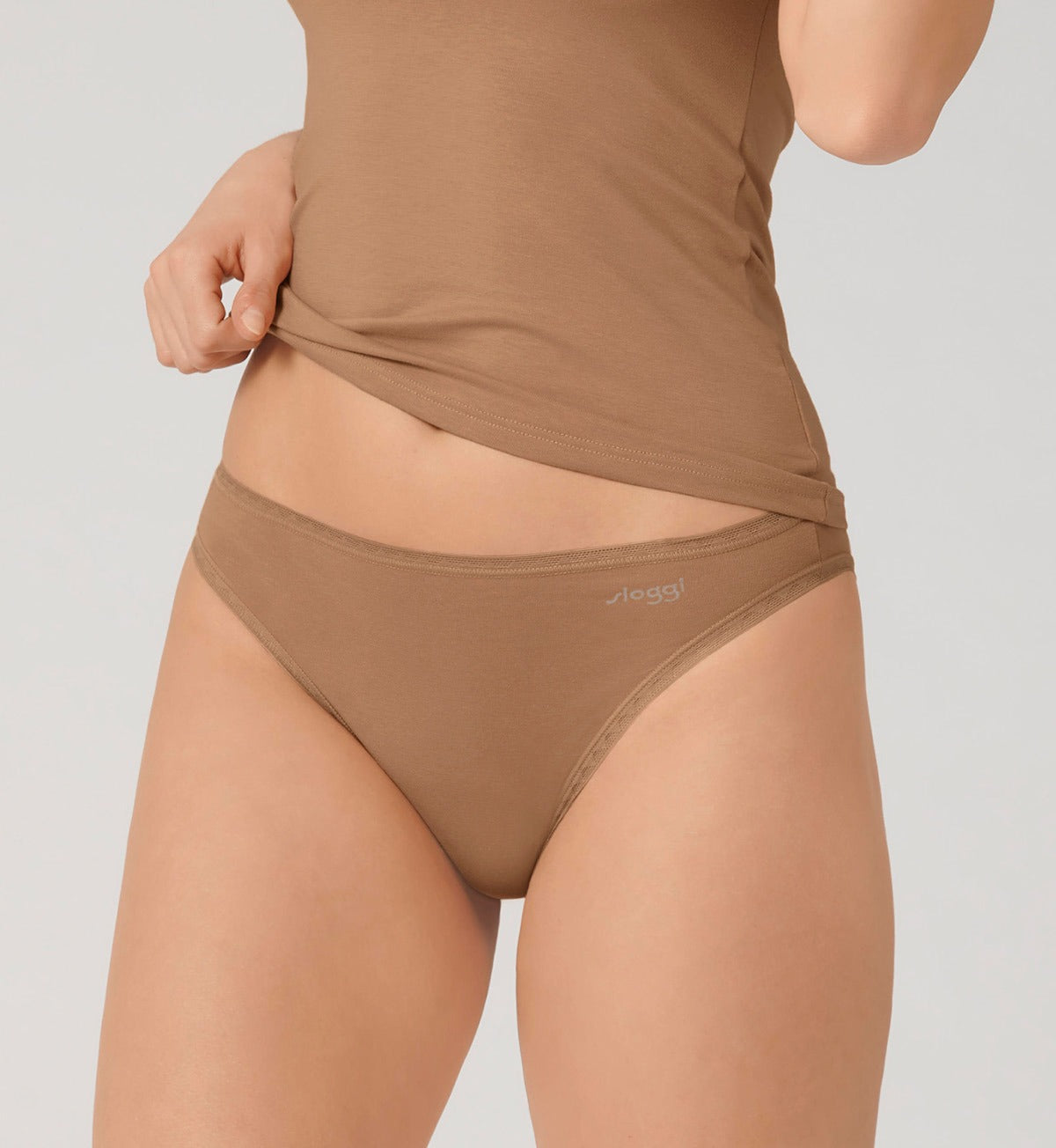 Triumph Sloggi Go Tai 2 Pack (Nostalgic Brown)