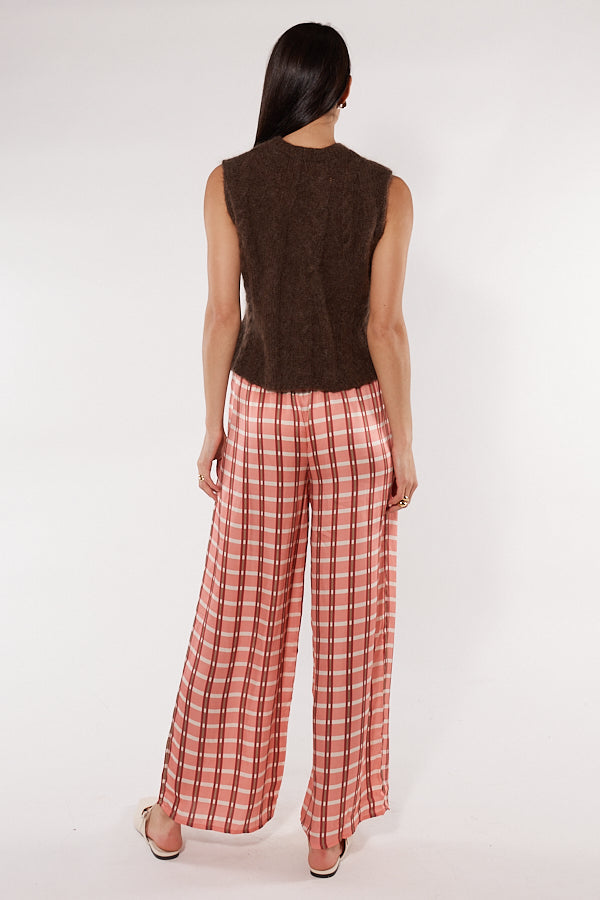 Cowgirl Surfer Braided Vest (Chocolate)
