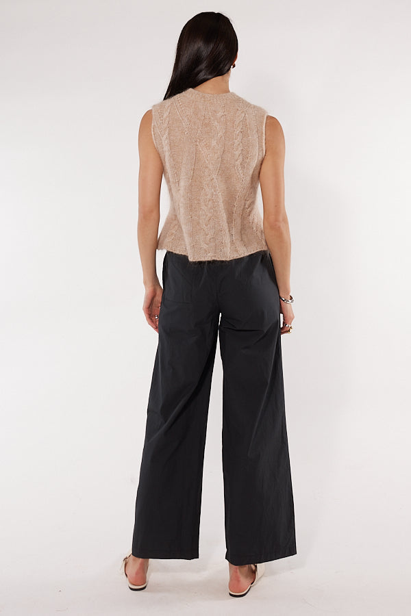 Cowgirl Surfer Braided Vest (Oat)