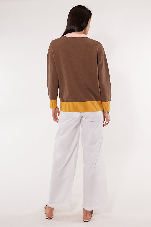 Cowgirl Surfer Emery Pullover (Chocolate)