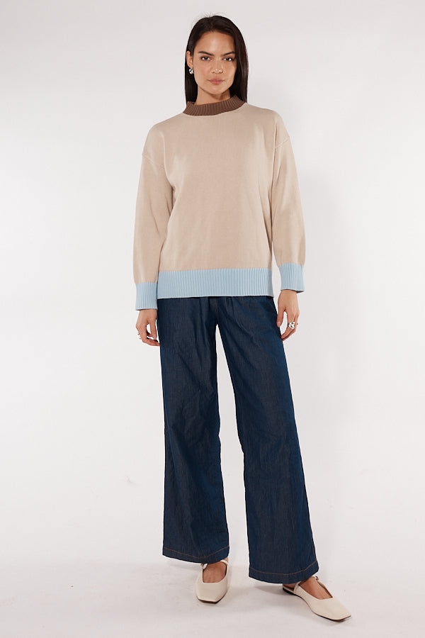 Cowgirl Surfer Emery Pullover (Oat)