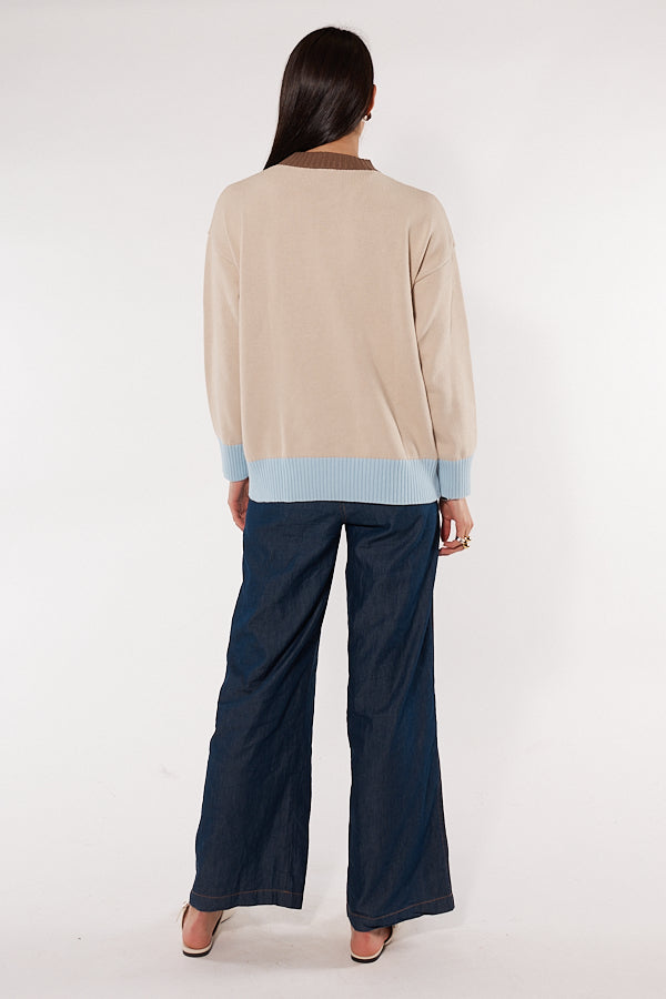 Cowgirl Surfer Emery Pullover (Oat)