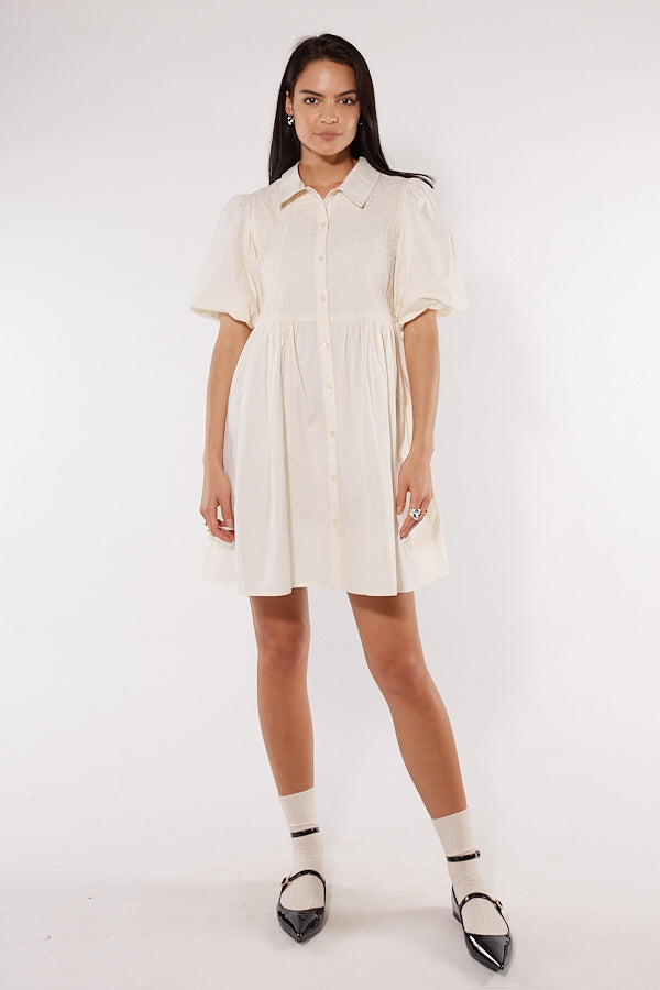 Cowgirl Surfer Eze Dress (Cream)