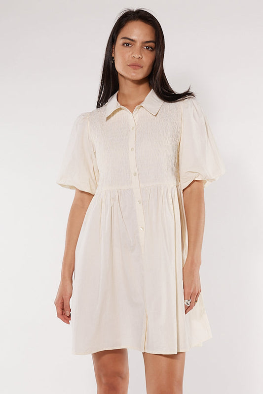 Image of Dresses. Productname: Cowgirl Surfer Eze Dress Cream in Cream colour by brand - Cowgirl Surfer