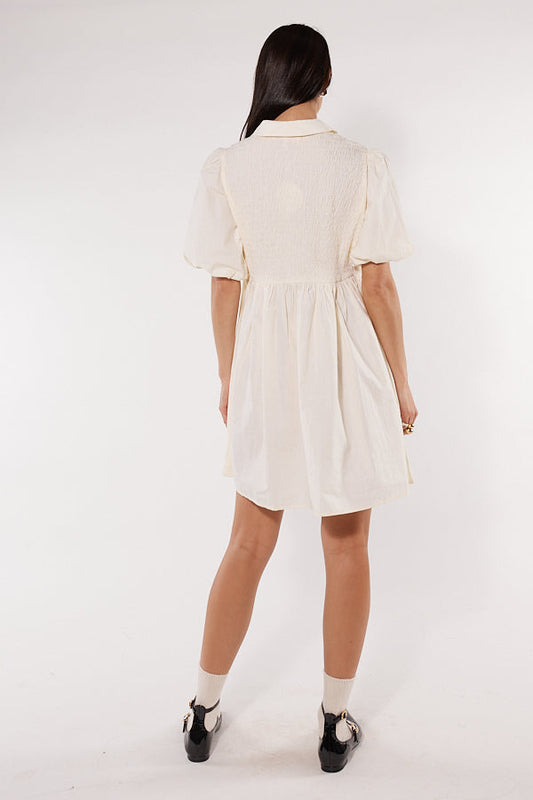 Cowgirl Surfer Eze Dress (Cream)
