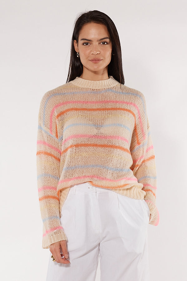 Image of a model wearing Outerwear. Productname: Cowgirl Surfer Holland Pullover in Pullover colour by brand - Cowgirl Surfer