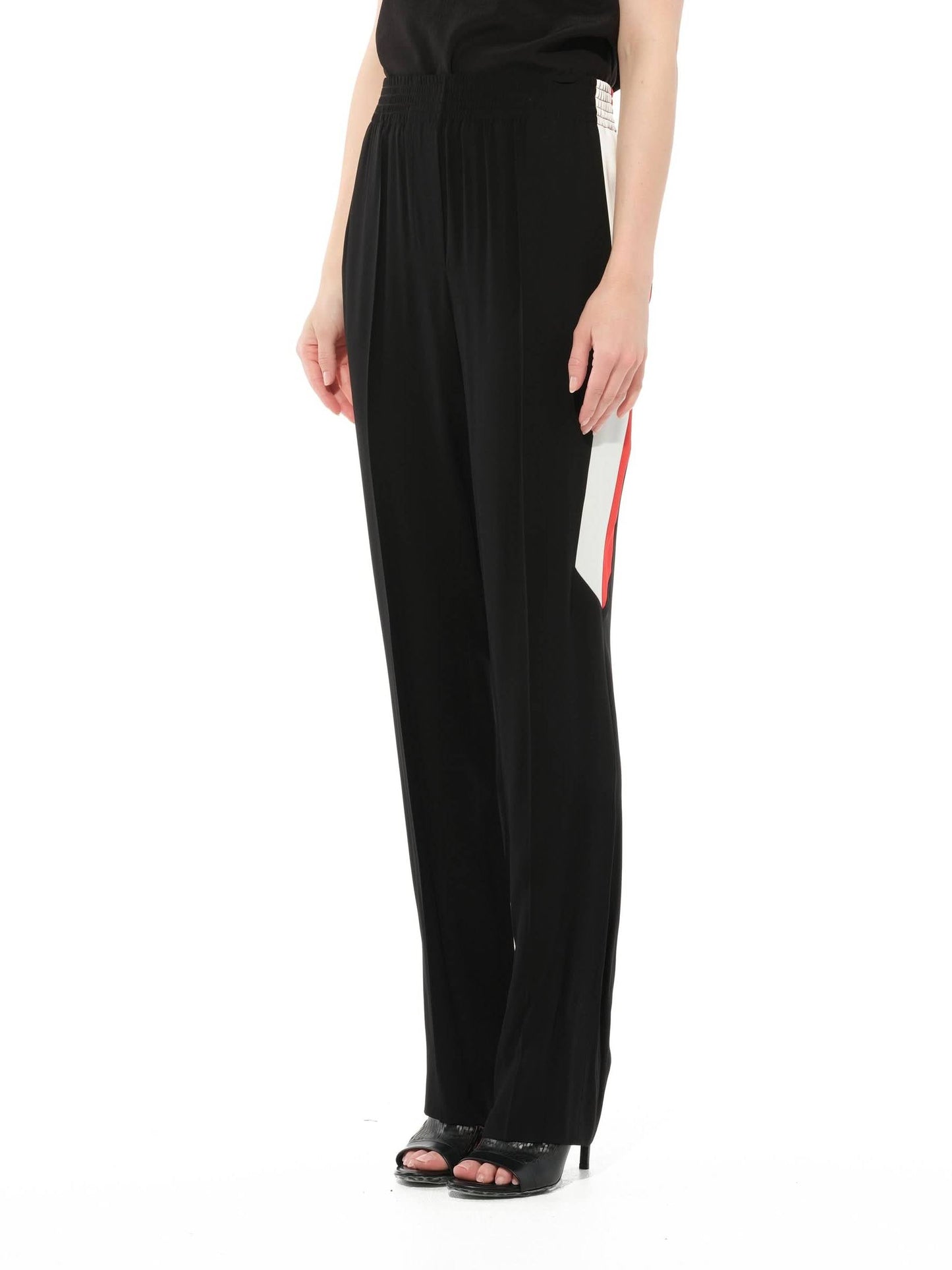 GIVENCHY Crepe Satin Fit Pants (Black)