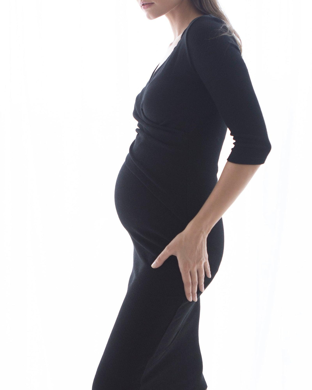 Soon Maternity Cross Wrap Feeding Dress