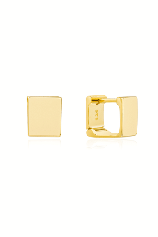 Image of Earrings. Productname: Jewel Citizen | Cube Earrings Gold in Gold colour by brand - Jewellery
