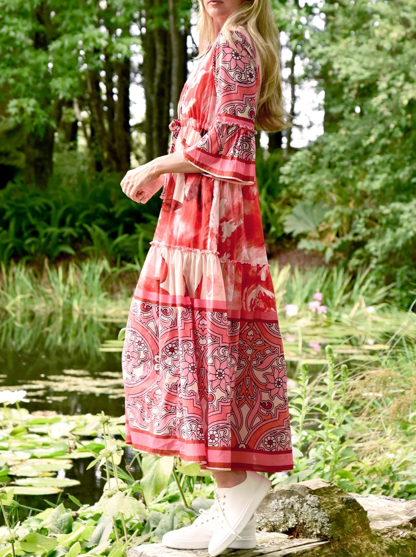 Curate By Trelise Cooper Sweet Escape Dress (Pink Border)