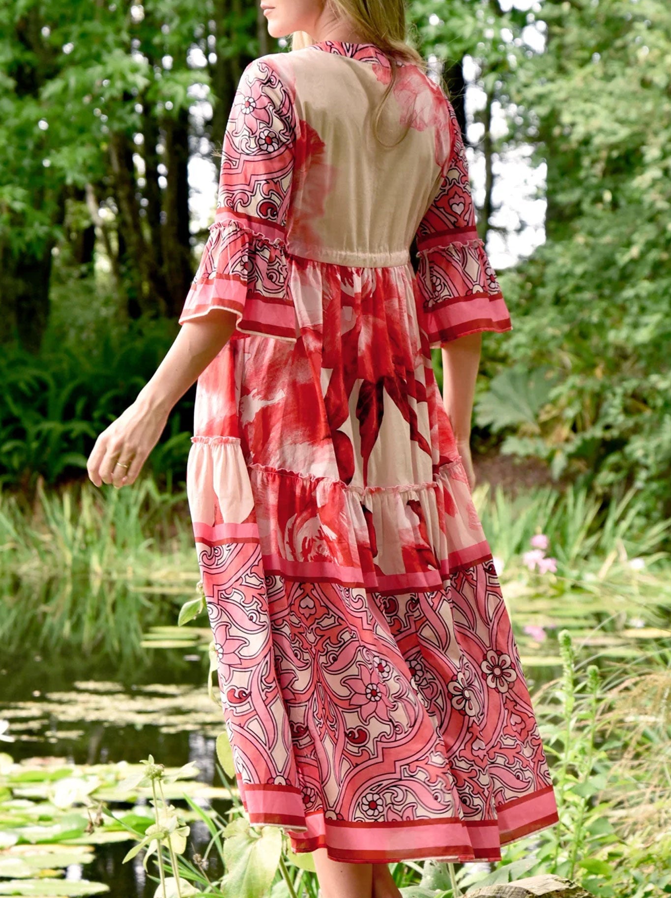 Curate By Trelise Cooper Sweet Escape Dress (Pink Border)