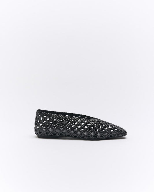 Image of Shoes. Productname: Cypress Ballet in Black colour by brand - Walnut Melbourne