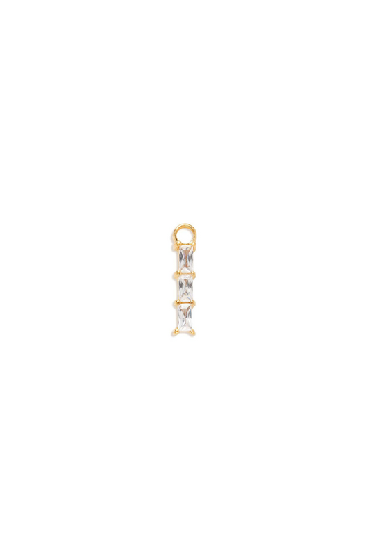 Image of Charms. Productname: Jewel Citizen | Drop Baguette Charm in Charm colour by brand - Jewellery