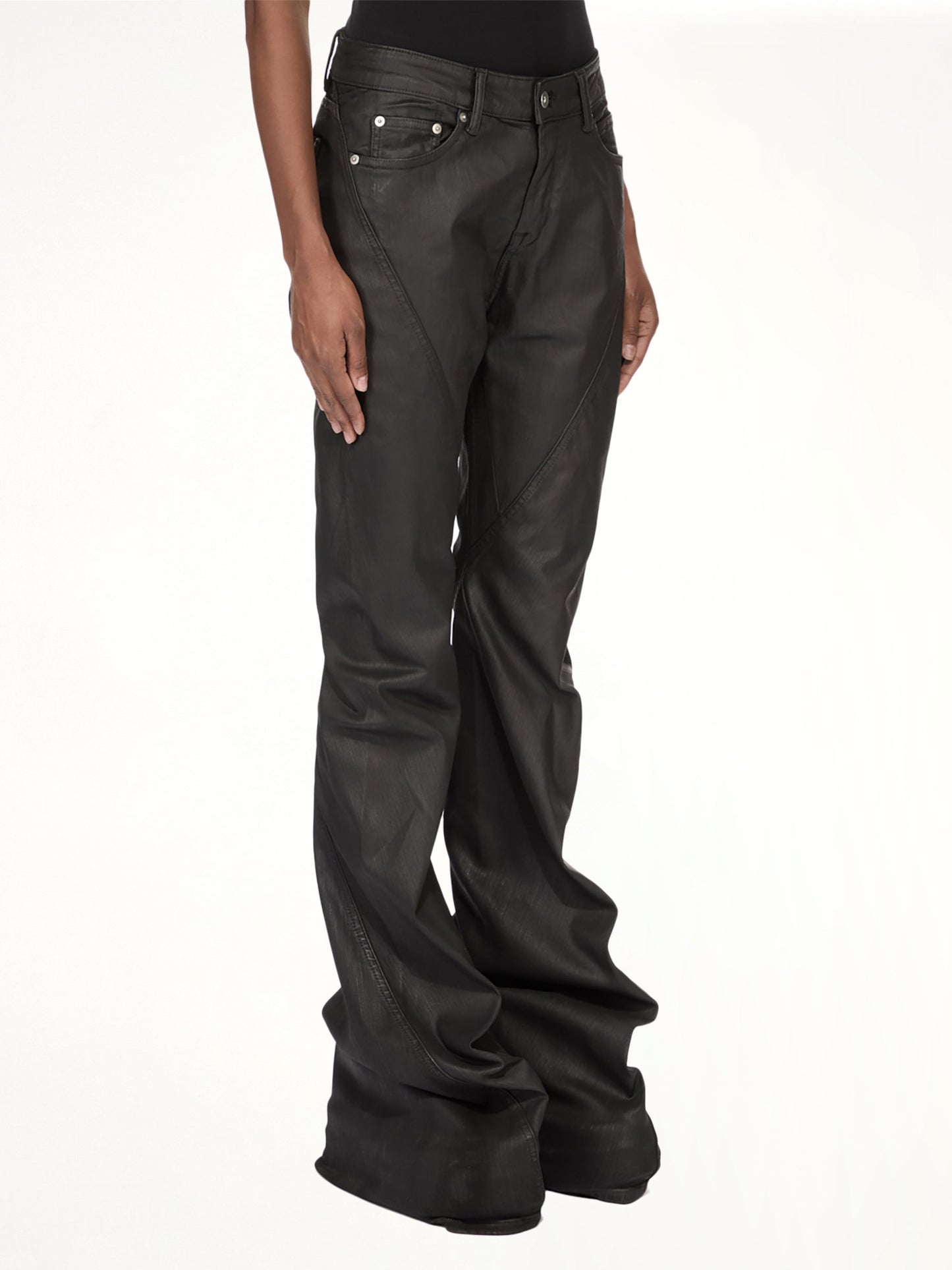 RICK OWENS DRKSHDW Bias Bootcut (Black)