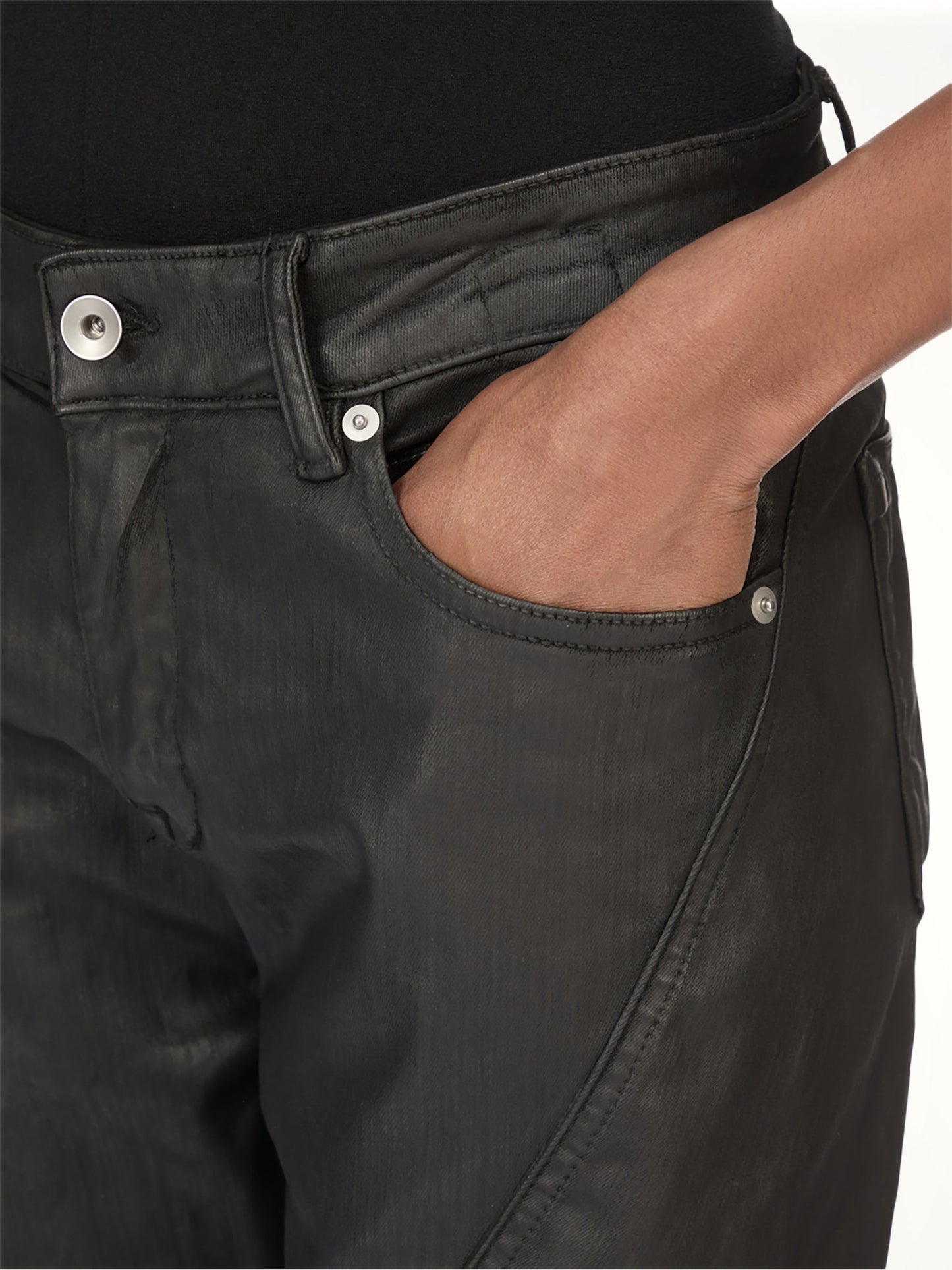 RICK OWENS DRKSHDW Bias Bootcut (Black)
