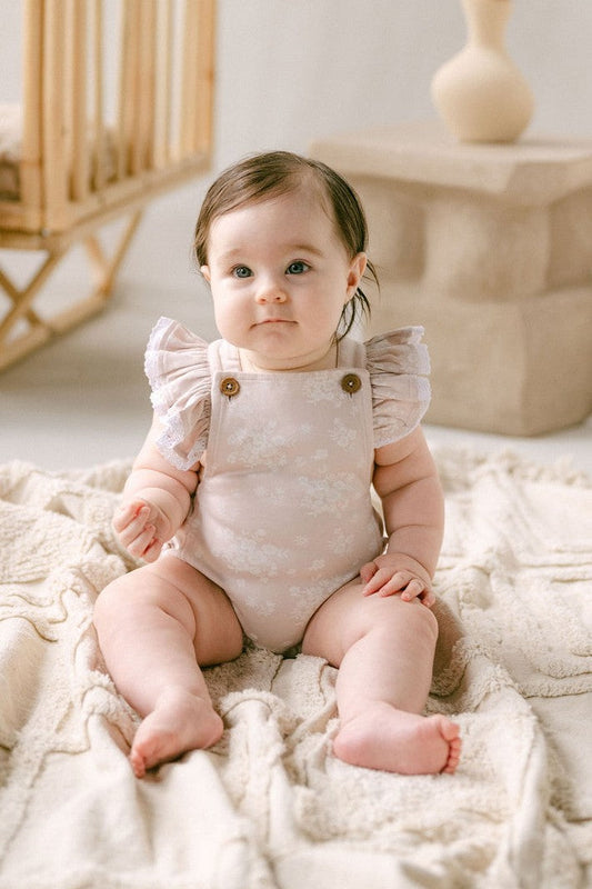 Eve Floral Ruffle Playsuit