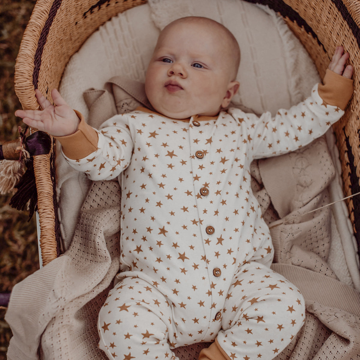 Sand Knit Heirloom Blanket