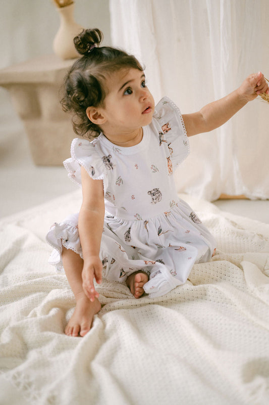 Native Animal Flare Dress