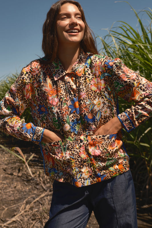 Image of Coats & Jackets. Product name - LulaSoul Eden Jacket in Jacket colour by brand - LulaSoul