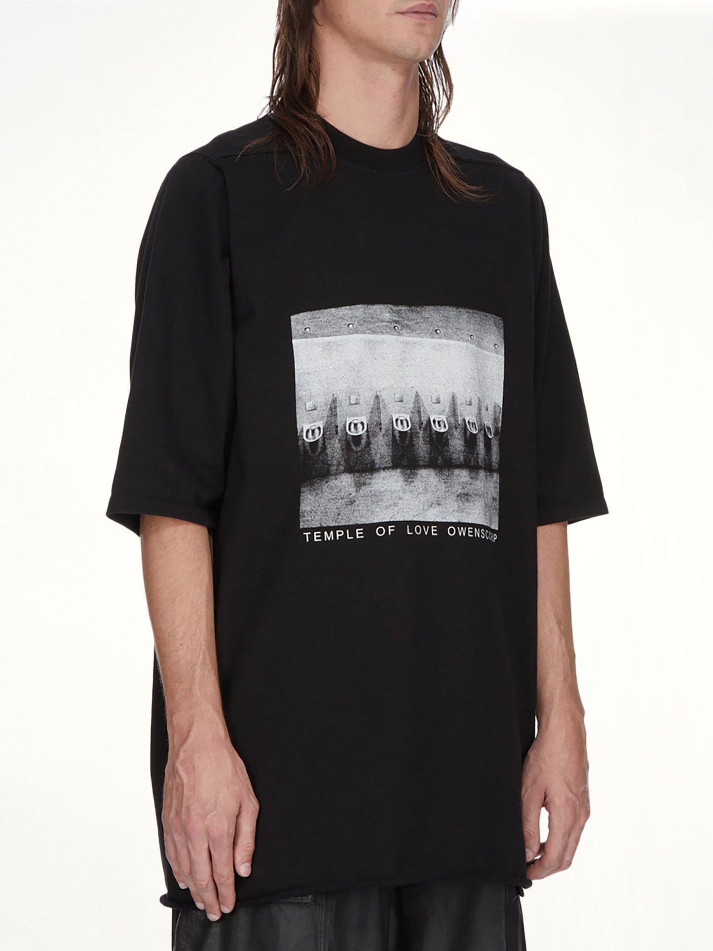 RICK OWENS DRKSHDW Urinal Jumbo SS T-Shirt (Black)
