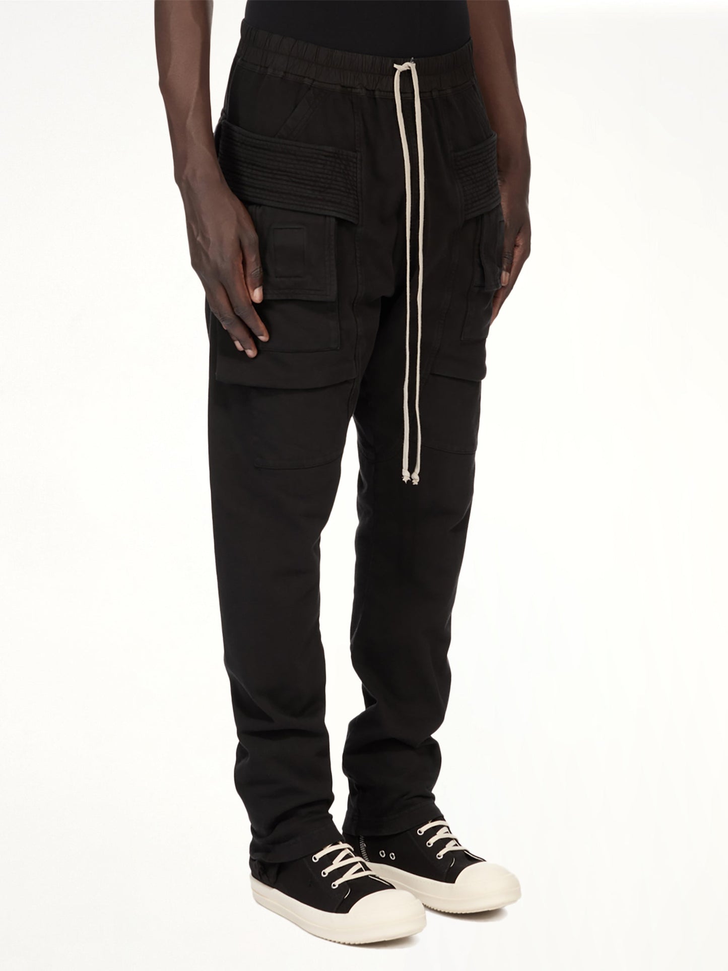 RICK OWENS DRKSHDW Creatch Cargo Drawstring (Black)
