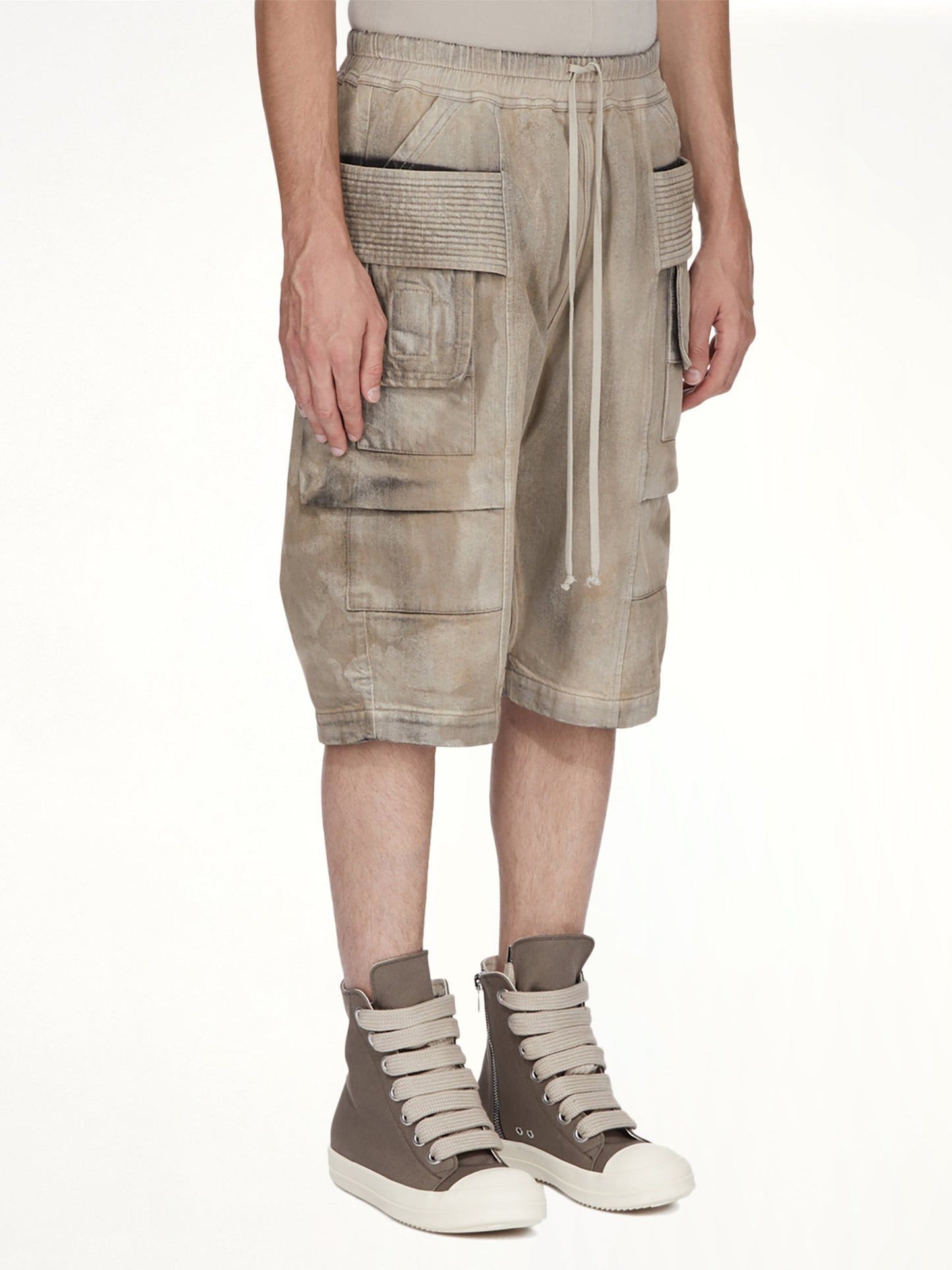 RICK OWENS DRKSHDW Creatch Cargo Pods (Brown)