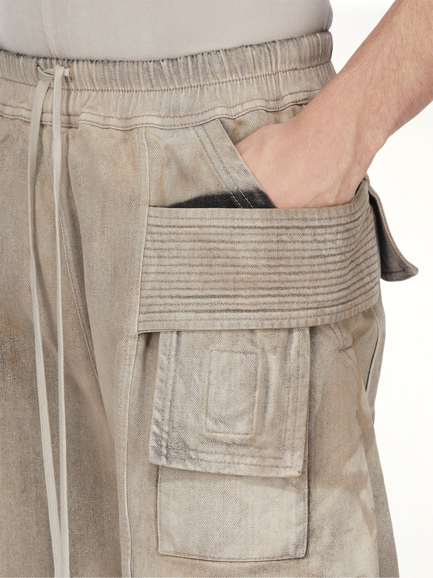 RICK OWENS DRKSHDW Creatch Cargo Pods (Brown)