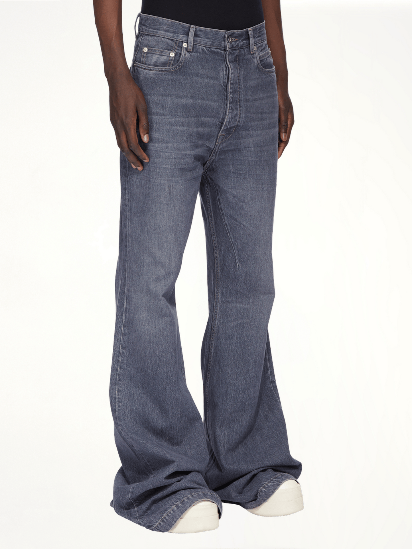 RICK OWENS DRKSHDW Bolan Bootcut (Grey)