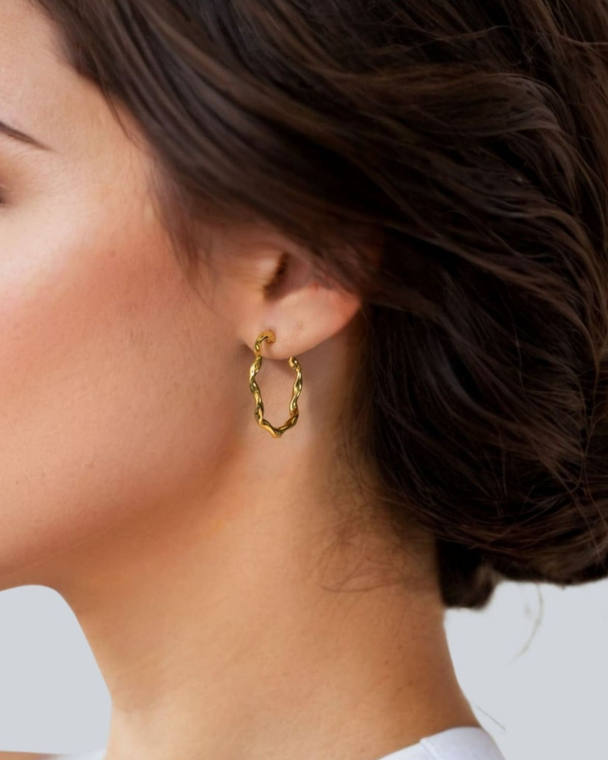LAVANA Dance Gold Hoop Earrings