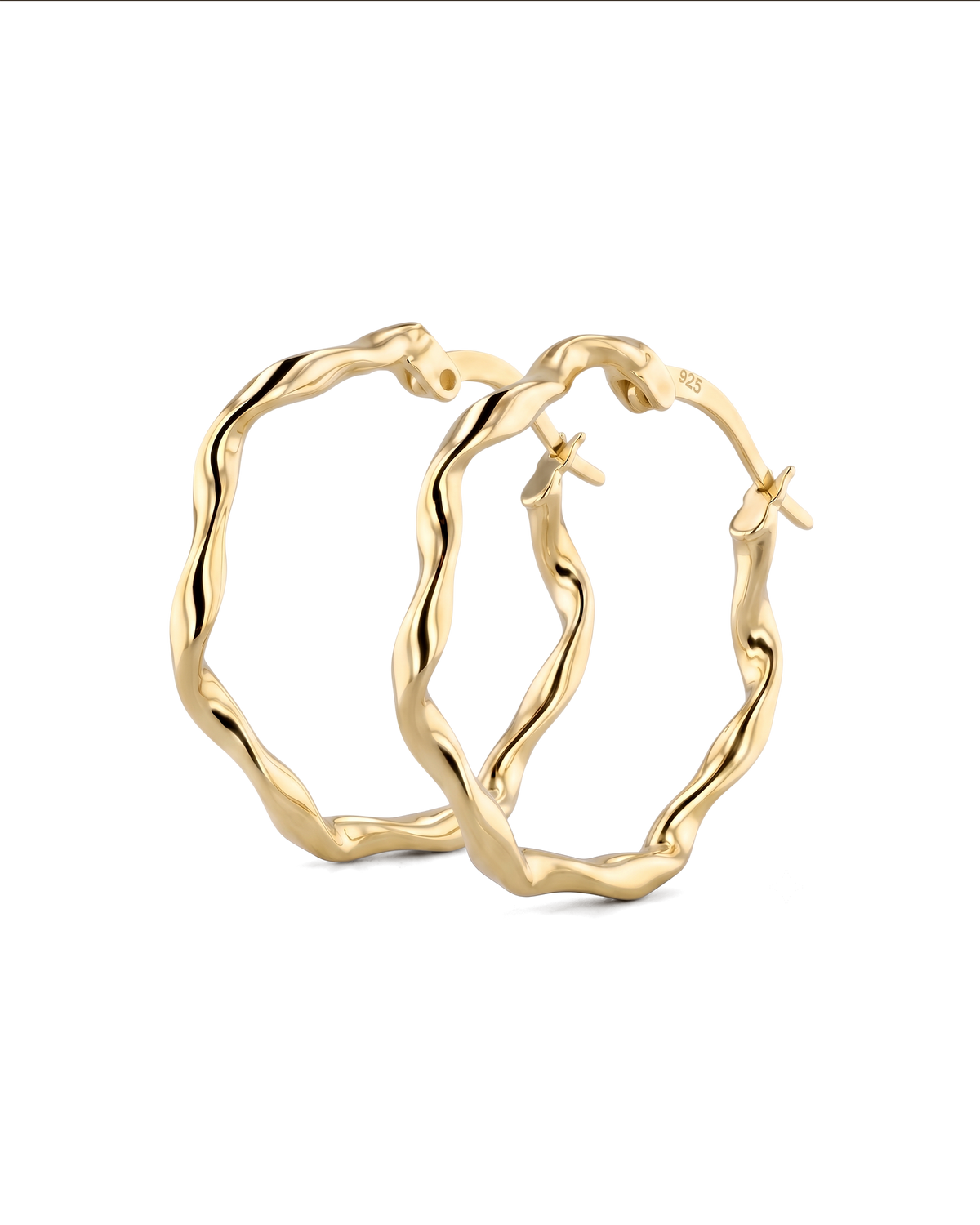 LAVANA Dance Gold Hoop Earrings