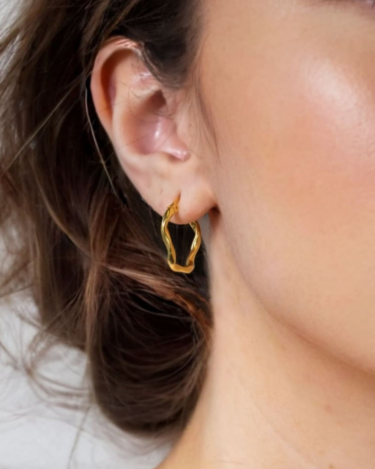LAVANA Dance Gold Hoop Earrings