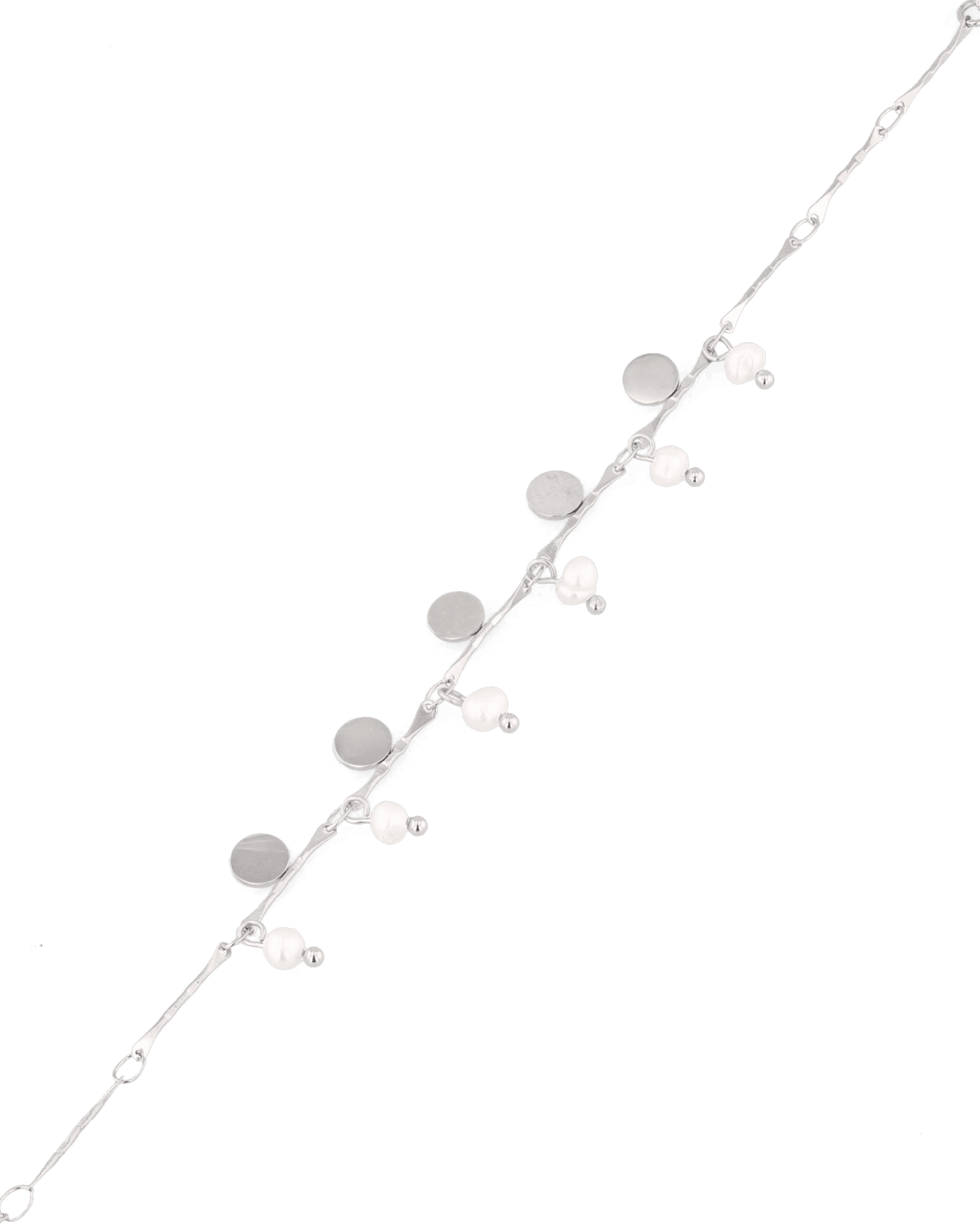 LAVANA Dancing Discs Tango Silver Bracelet