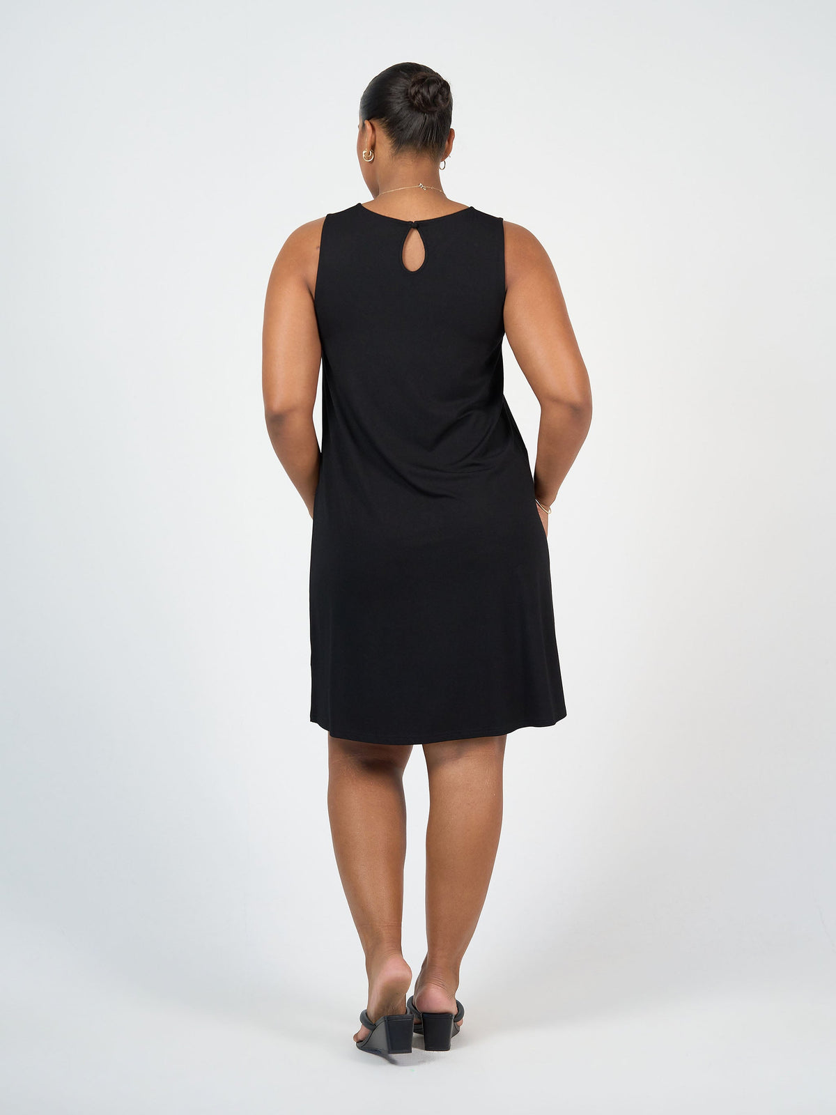Lou Lou Danity Bamboo Shift Dress (Black)