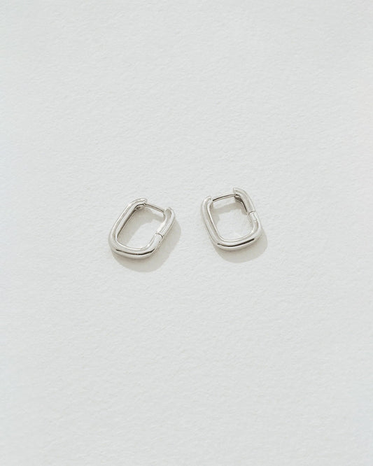 Image of Earrings. Product name - Desi Earrings Small Silver in colour by brand - Reliquia Jewellery