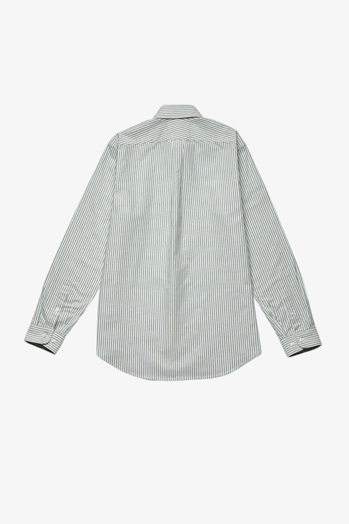 Anthony Squires Dexter stripe button down (Green)